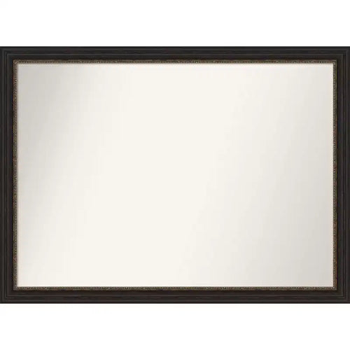 42" x 31" Non-Beveled Accent Bronze Narrow Wall Mirror - Amanti Art