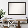 Miroir mural étroit de 42 po x 31 po en bronze, sans biseau