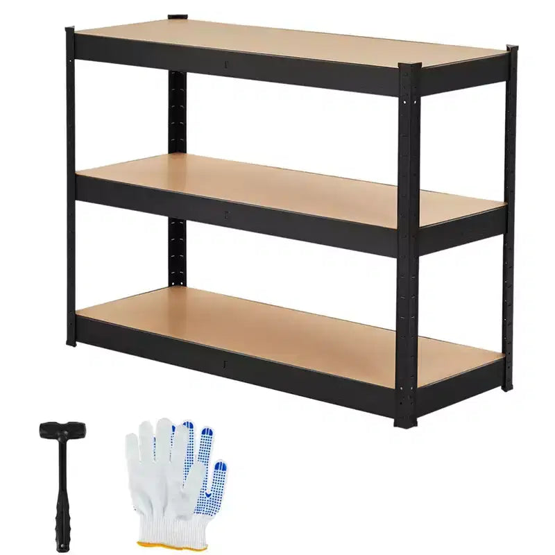 Heavy Duty Garage Shelving Units, 3-Tier Adjustable Storage Shelves, Loads 1320 LBS, Garage Storage Shelving, Metal Storage Utility Rack Shelf