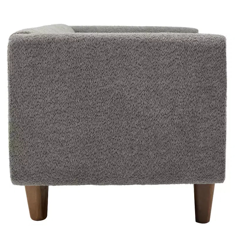 78.7" Modern Rubberwood Boucle Upholstered 3-Seater Sofa
