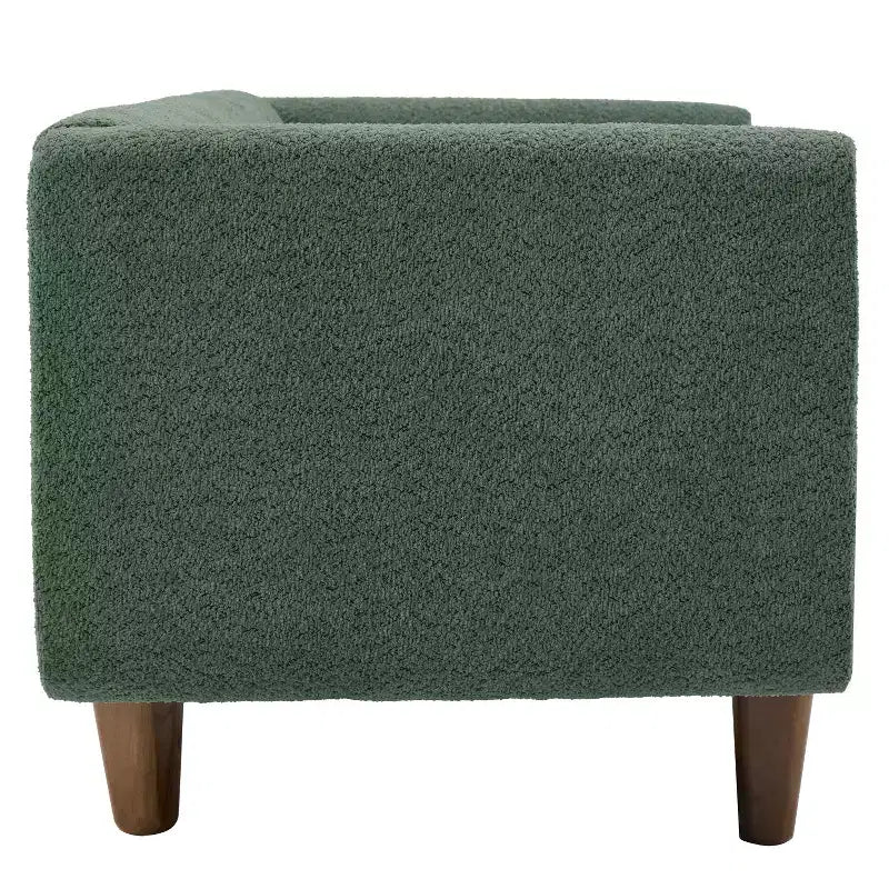 78.7" Modern Rubberwood Boucle Upholstered 3-Seater Sofa