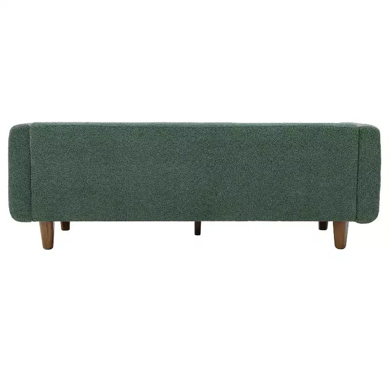 78.7" Modern Rubberwood Boucle Upholstered 3-Seater Sofa