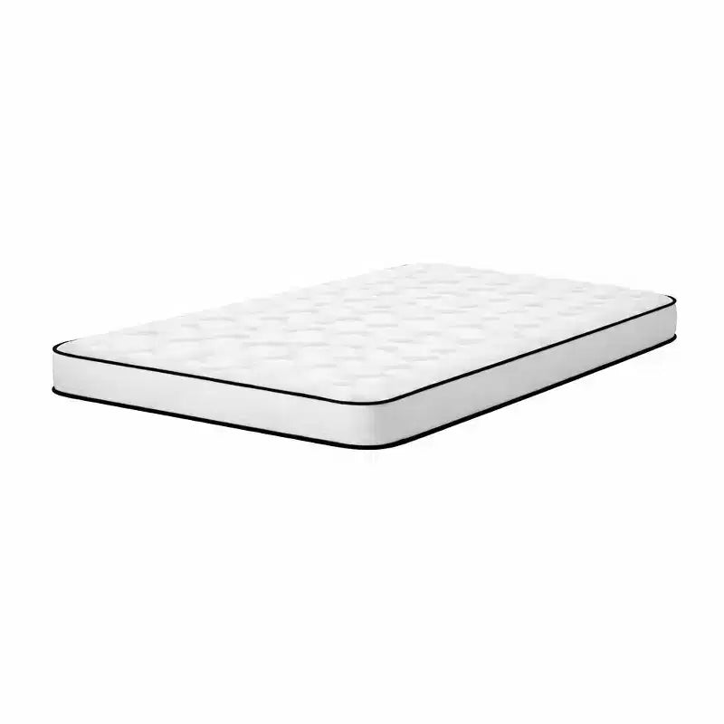 6" Twin Innerspring Mattress, Breathable Cover, Medium Firmness