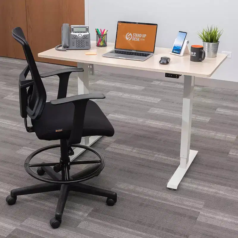 Programmable Electric Two-Tier Compact Standing Desk (48" Wide)