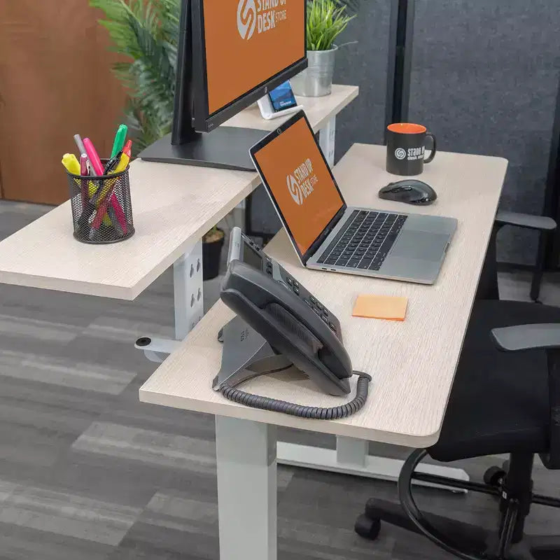 Programmable Electric Two-Tier Compact Standing Desk (48" Wide)