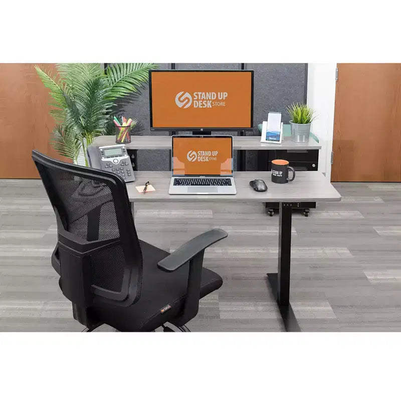 Programmable Electric Two-Tier Compact Standing Desk (48" Wide)