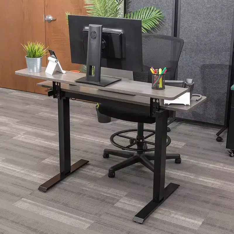 Programmable Electric Two-Tier Compact Standing Desk (48" Wide)