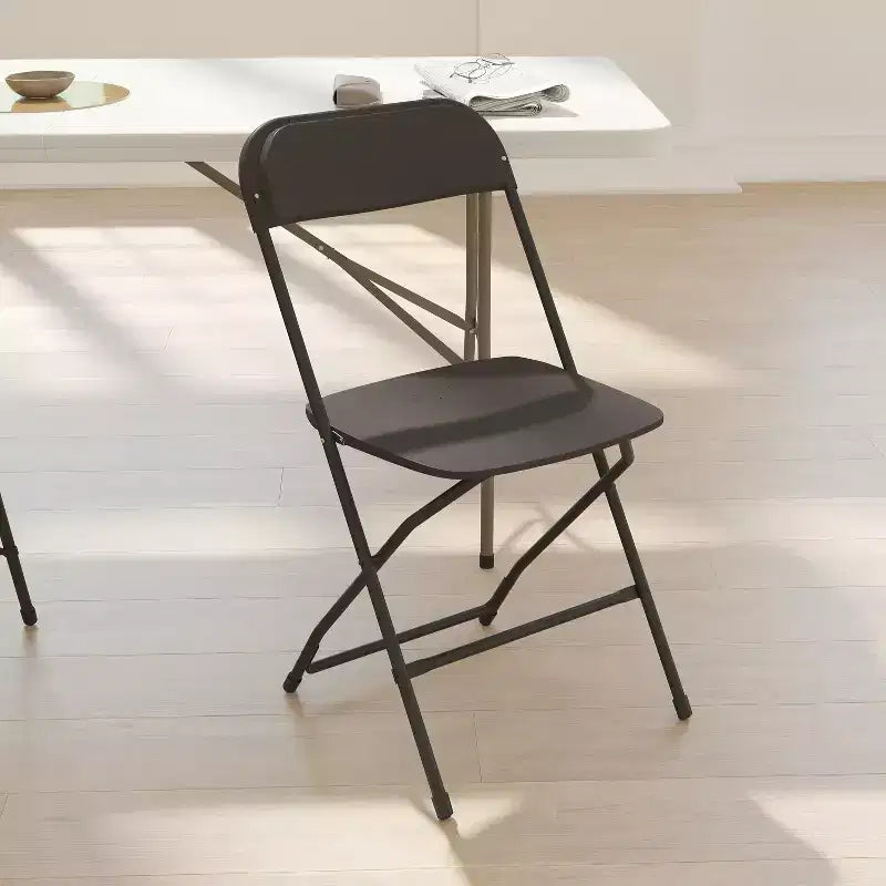 650 lb. Capacity Premium Home and Event Plastic Folding Chair (4 Pack)