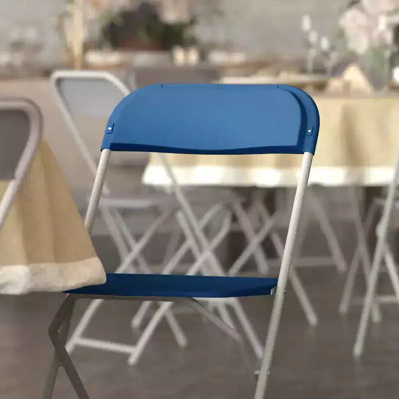 650 lb. Capacity Premium Home and Event Plastic Folding Chair (4 Pack)