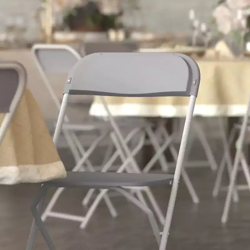 650 lb. Capacity Premium Home and Event Plastic Folding Chair (4 Pack)
