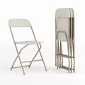 650 lb. Capacity Premium Home and Event Plastic Folding Chair (4 Pack)