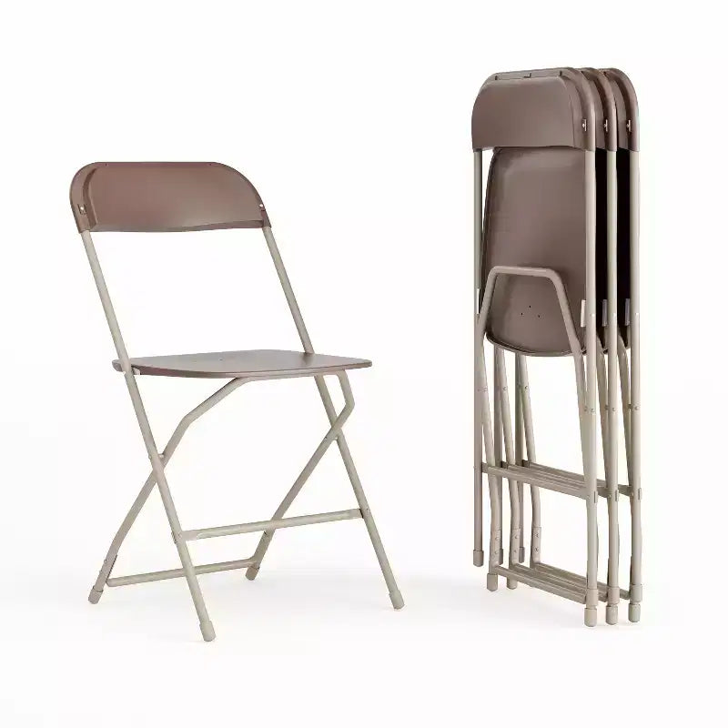 650 lb. Capacity Premium Home and Event Plastic Folding Chair (4 Pack)