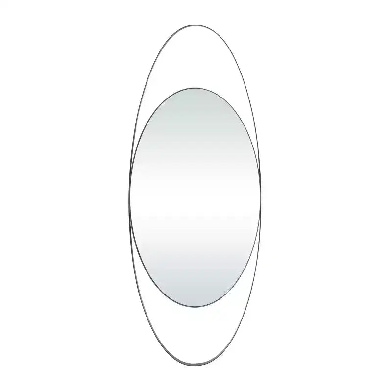 Metal Oval Wall Mirror
