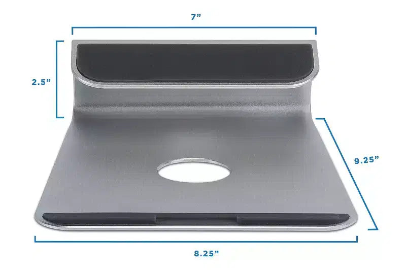 Support surélevé et incliné pour ordinateur portable et tablette, support de refroidissement pour ordinateur portable MacBook, Chromebook, iPad Pro, tablettes graphiques avec écrans de 11 à 15 pouces